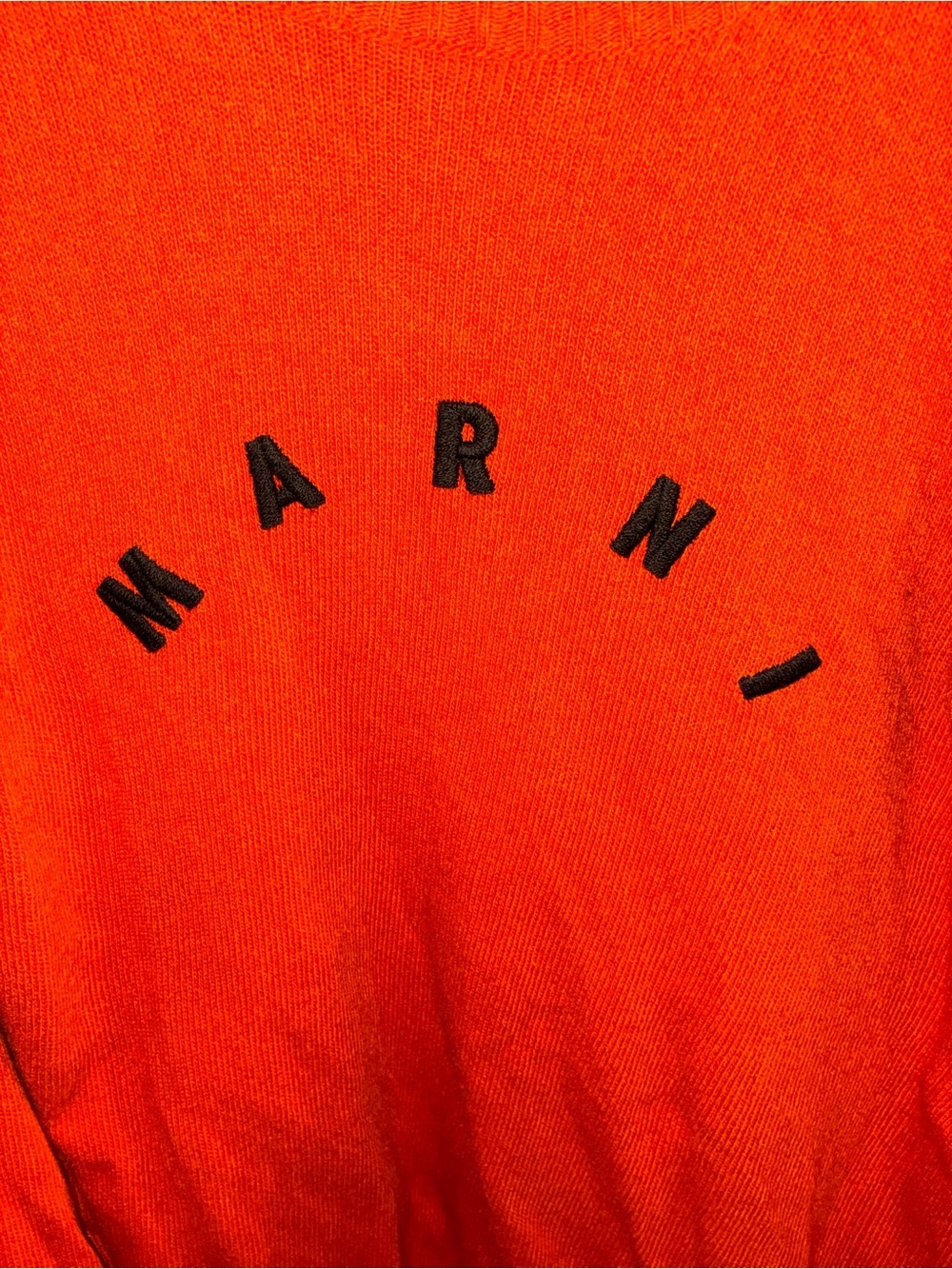 Marni Orange Logo Sweater - Picture 2 of 4